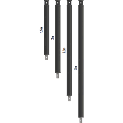 S6 75mm Square 1500mm Extension